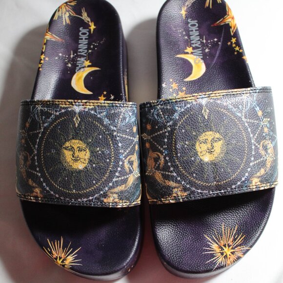 NWT Johnny Was Biya JWLA Supernova Pool Platform Slides Slip Ons Sandals Flats - Picture 5 of 8